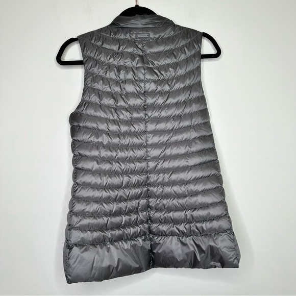 Athleta Downkind Down Puffer Vest in Silver Bells Gray - Picture 8 of 9